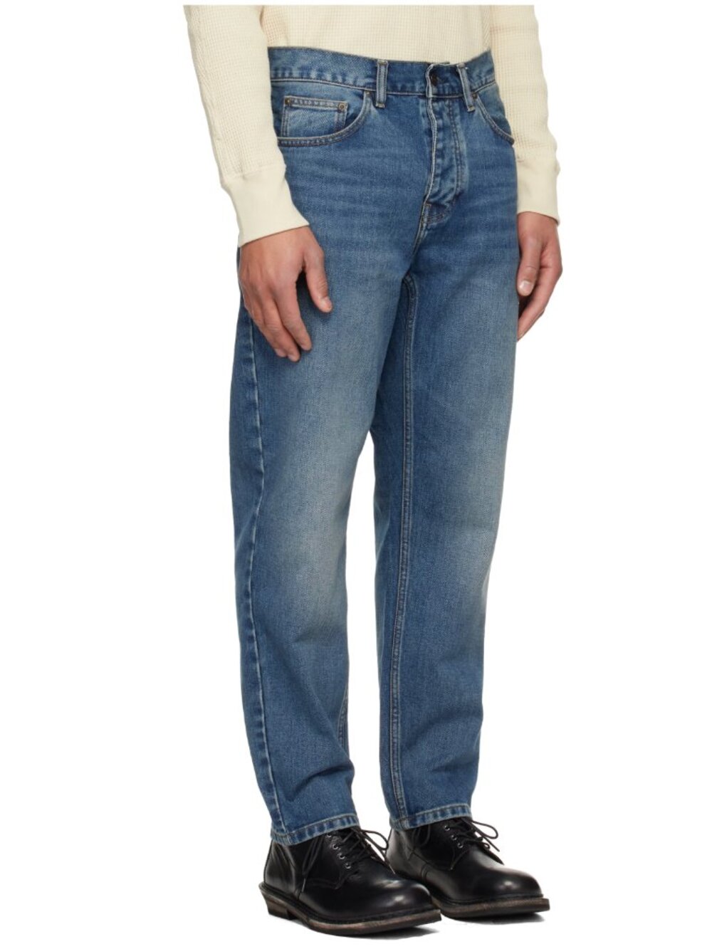 Carhartt WIP Newel Pant, NWT, Size 28, Light Wash Blue Denim, Men's Relaxed